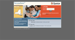 Desktop Screenshot of ny-servicepoint.questarai.com